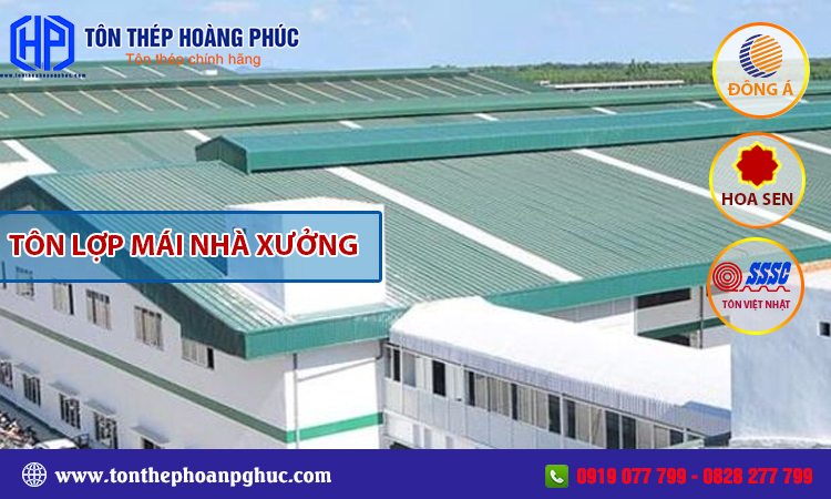 Tôn lợp mái nhà xưởng