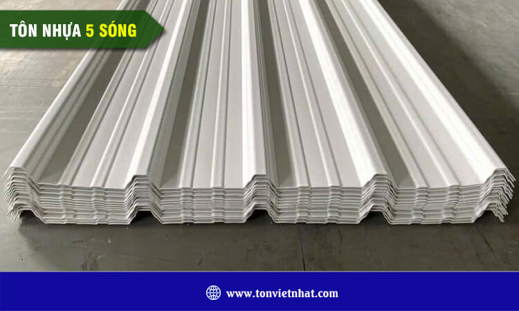 Tôn nhựa 5 sóng 