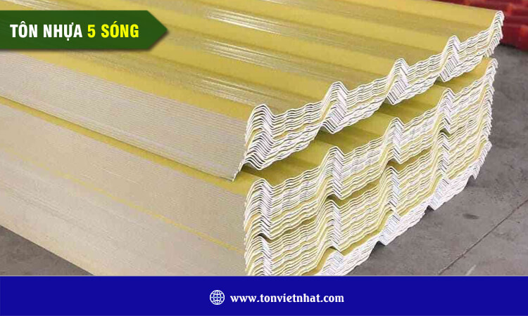 Tôn nhựa 5 sóng 